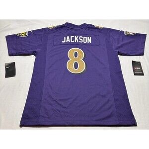 Lamar Jackson #8 Baltimore Ravens NFL Nike Jersey Size YOUTH Large 14/16 NWT New